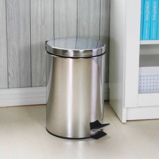 Thùng dựng rác inox chân đạp 7lit