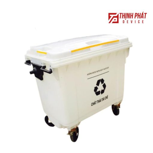 Thùng đựng rác y tế 600L màu trắng