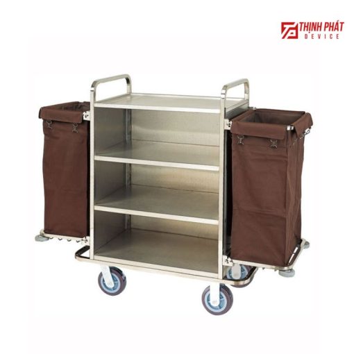 Xe làm buồng khách sạn inox