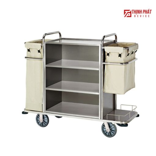 Xe làm buồng khách sạn inox LB2