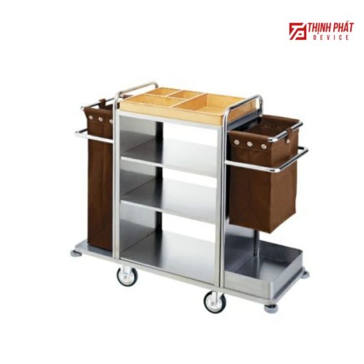 Xe làm buồng khách sạn inox LB4