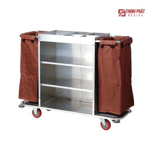 Xe làm buồng khách sạn inox LB9